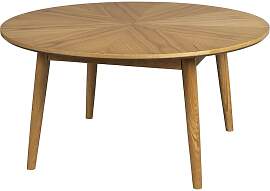 Maison En Vogue Beistelltisch aus beigem Holz,