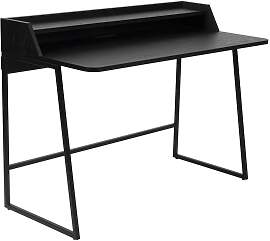 Maison En Vogue Schreibtisch aus schwarzem Holz,