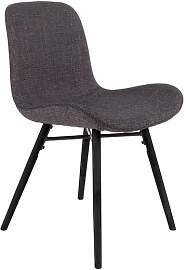 Maison En Vogue Stuhl anthrazitgrau, gebogene