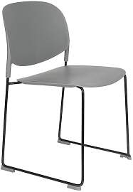 Maison En Vogue Stuhl Polypropylen grau, Glasfaser 