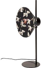 Maison En Vogue Tischlampe aus schwarzem Metall,