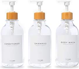 MaisoNovo Shampoo Spender Für Dusche 3er Set -