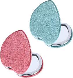 Make-up-Spiegel für Mini-Make-up, herzförmige