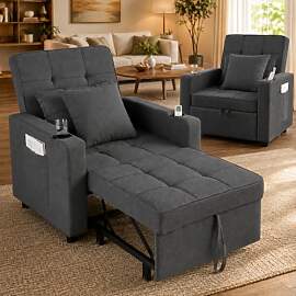 Makika Schlafsessel Schlafsofa Tommy 3in1 -