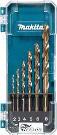Makita D-75758 HSS-Co Metallbohrer-Set 6-teilig in 