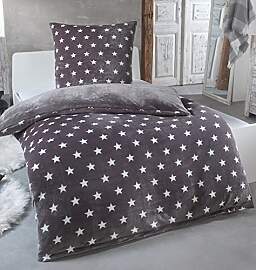 MALIKA Warme Winter Plüsch Sterne