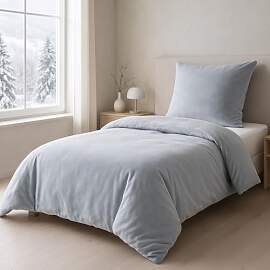 MALIKA Winter Plüsch Bettwäsche Nicky-Teddy