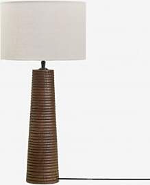 Malva Tischlampe Aus Mangoholz ↑40 Cm &