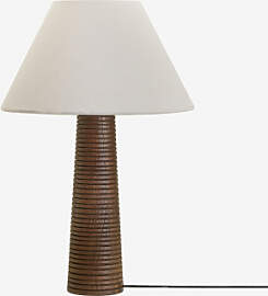 Malva Tischlampe Aus Mangoholz ↑40 Cm &