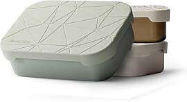 MAMEIDO Brotdose Edelstahl 800 ml, mit flexiblem