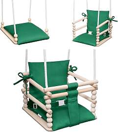MAMOI 3-in-1 Kinderschaukel mit Sicherheitsgurt,