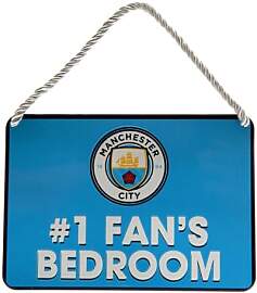 Manchester City FC - Türschild #1 FANS BEDROOM,