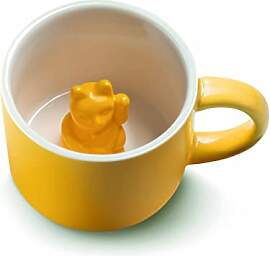 MANEKI NEKO Lucky Mug Deep Yellow | Tasse mit
