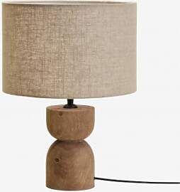 Mangoholz Tischlampe Diniz Mango-holz & ↑18