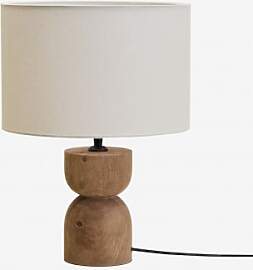 Mangoholz Tischlampe Diniz Mango-holz & ↑18