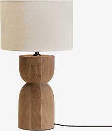 Mangoholz Tischlampe Diniz Mango-holz & ↑30