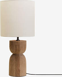 Mangoholz Tischlampe Diniz Mango-holz & ↑30