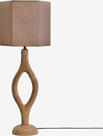 Mangoholz-tischlampe Gracia Mango-holz &