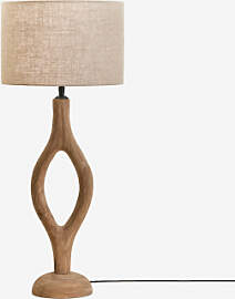 Mangoholz-tischlampe Gracia Mango-holz &