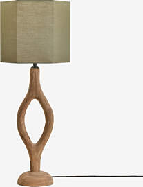Mangoholz-tischlampe Gracia Mango-holz &