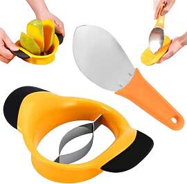 Mangoschneider,Mangoschneider mit Edelstahlklinge