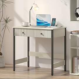 Manora 80cm Breit Schreibtisch Weiss mit