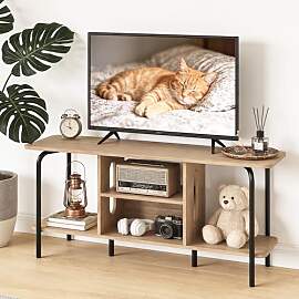 Manora TV Schrank Holz 120cm Lang mit Lowboard