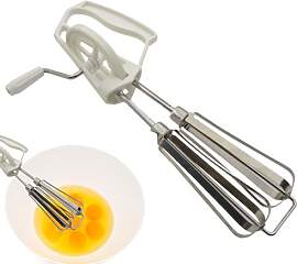 Manueller Handmixer, Handkurbel Schneebesen