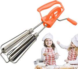 Manueller Handmixer, Handkurbel Schneebesen