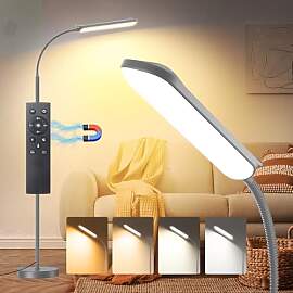 marctronic Grau LED Stehlampe Dimmbar, 18W 1800LM