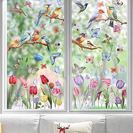 MARFOREVER Fensterbilder Frühling Deko