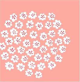 Marimekko Puketti Serviette 33x33 cm 20 Pack Rose