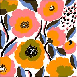 Marimekko Rosarium Serviette 33 x 33cm 20er Pack