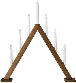 Markslöjd Weihnachtspyramide Ariele, Hellbraun,