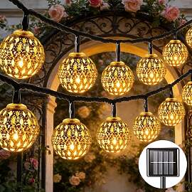 Marokkanischen Schnurlichter, Solar Lichterkette