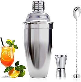 Marouom Cocktail-Shaker, 750 ml, Edelstahl,