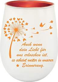 Marsred Trauerlicht Trauergeschenk, Gedenkkerze