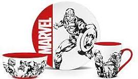 Marvel 3-teiliges Geschirr-Set (Logo-Design), 325