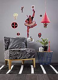 Marvel Wandtattoo von Komar - Deadpool Derppool -
