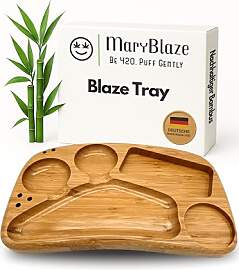 MaryBlaze Premium Rolling Tray aus nachhaltigem
