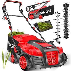 MASKO® Elektro 2in1 Vertikutierer Rasenlüfter