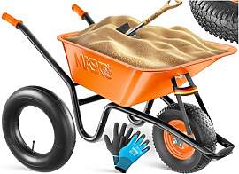 MASKO® Schubkarre Bauschubkarre Gartenschubkarre
