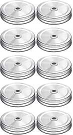 Mason Jar Deckel, 10x Ersatz-Schraubdeckel Aus