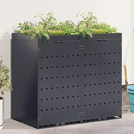 Massbinet Mülltonnenbox 2er Mülltonnenboxen mit