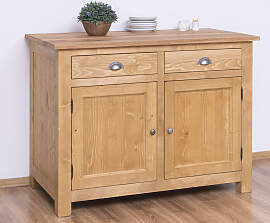 Massiver Küchenunterschrank mit Schubladen 120 cm