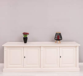 Massives Sideboard in cremeweiß