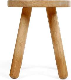 Massivholz Kinderhocker in runder Form 31 cm