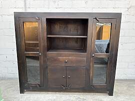 Massivholz Möbel Highboard Kolonial 145x120x40cm