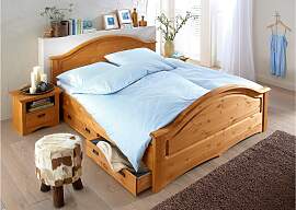 Massivholzbett OTTO HOME "Konrad, hohe