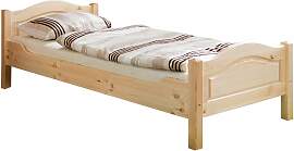 Massivholzbett TICAA "Rita", beige